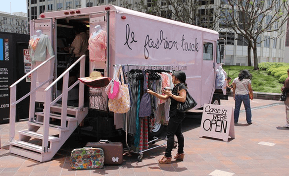 Mobile clothing store