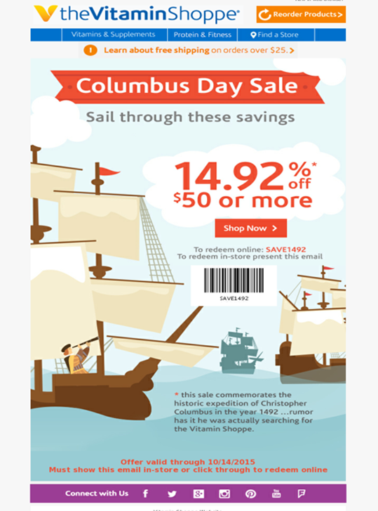 columbus-day-email-campaign